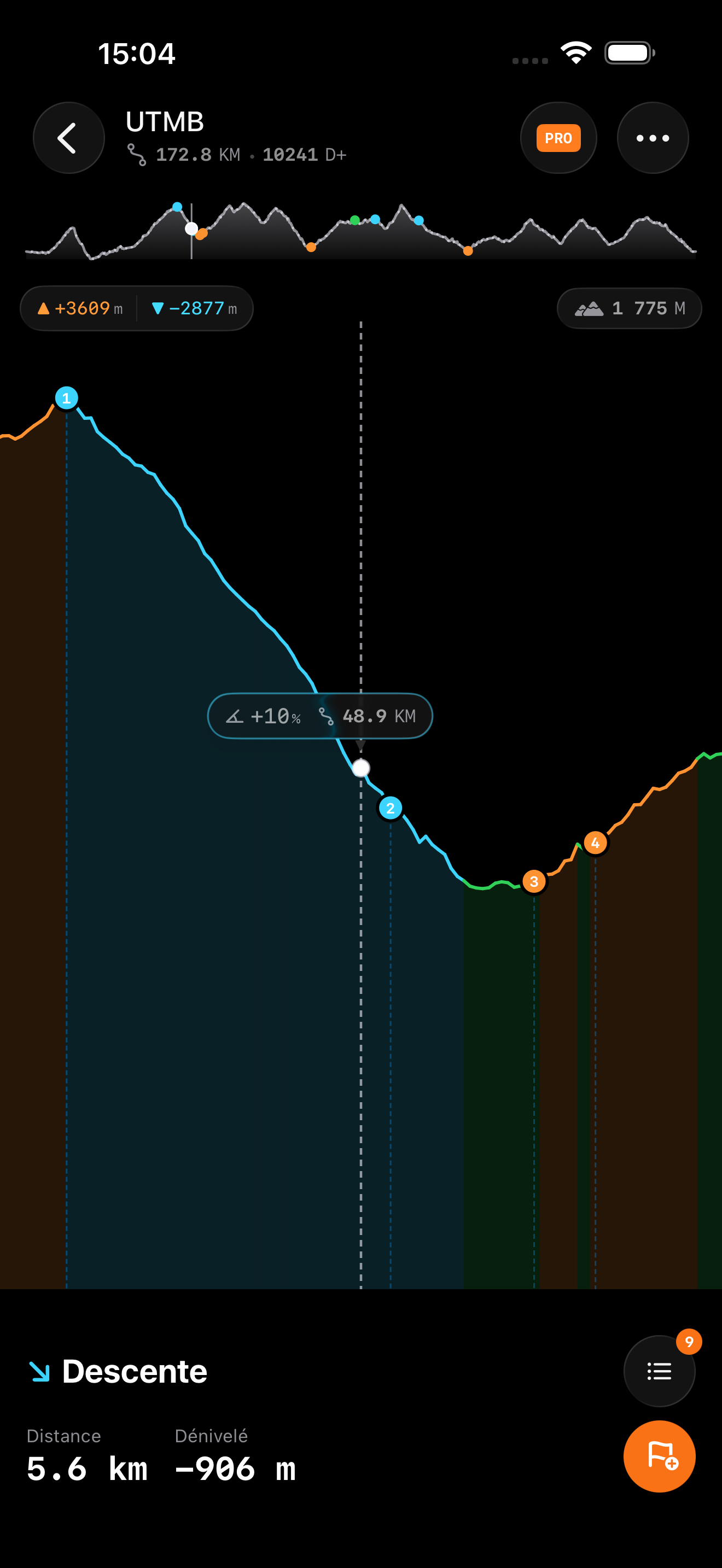 Éditeur de profil altimétrique